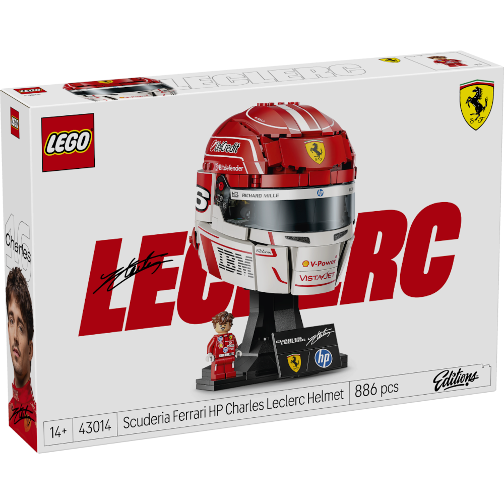 LEGO® Editions 43014 Scuderia Ferrari HP Charles Leclerc Helm