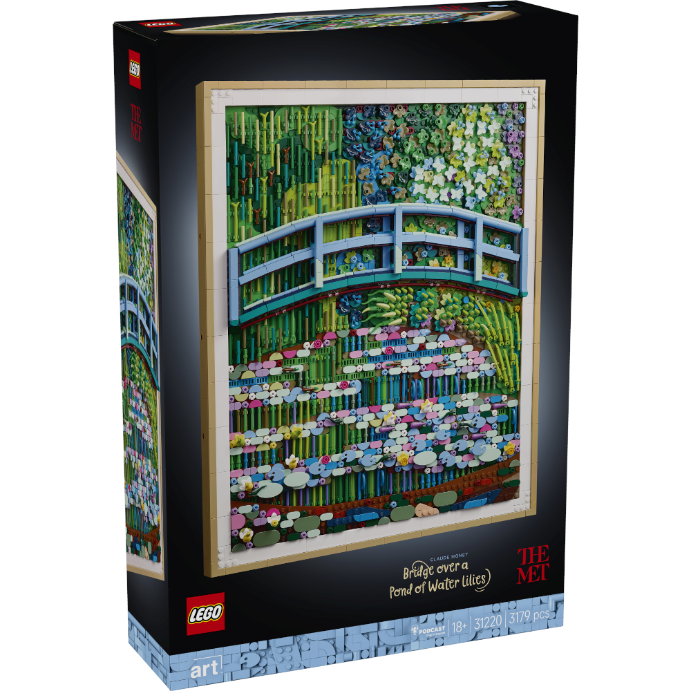 LEGO® ART 31220 Claude Monet – Brücke über einen Seerosenteich