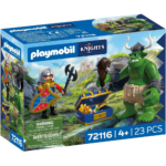 PLAYMOBIL 72116 Troll mit Löwenritterschatz