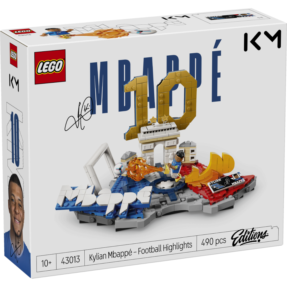 LEGO® Editions Football 43013 Kylian Mbappé – Fußball-Highlights