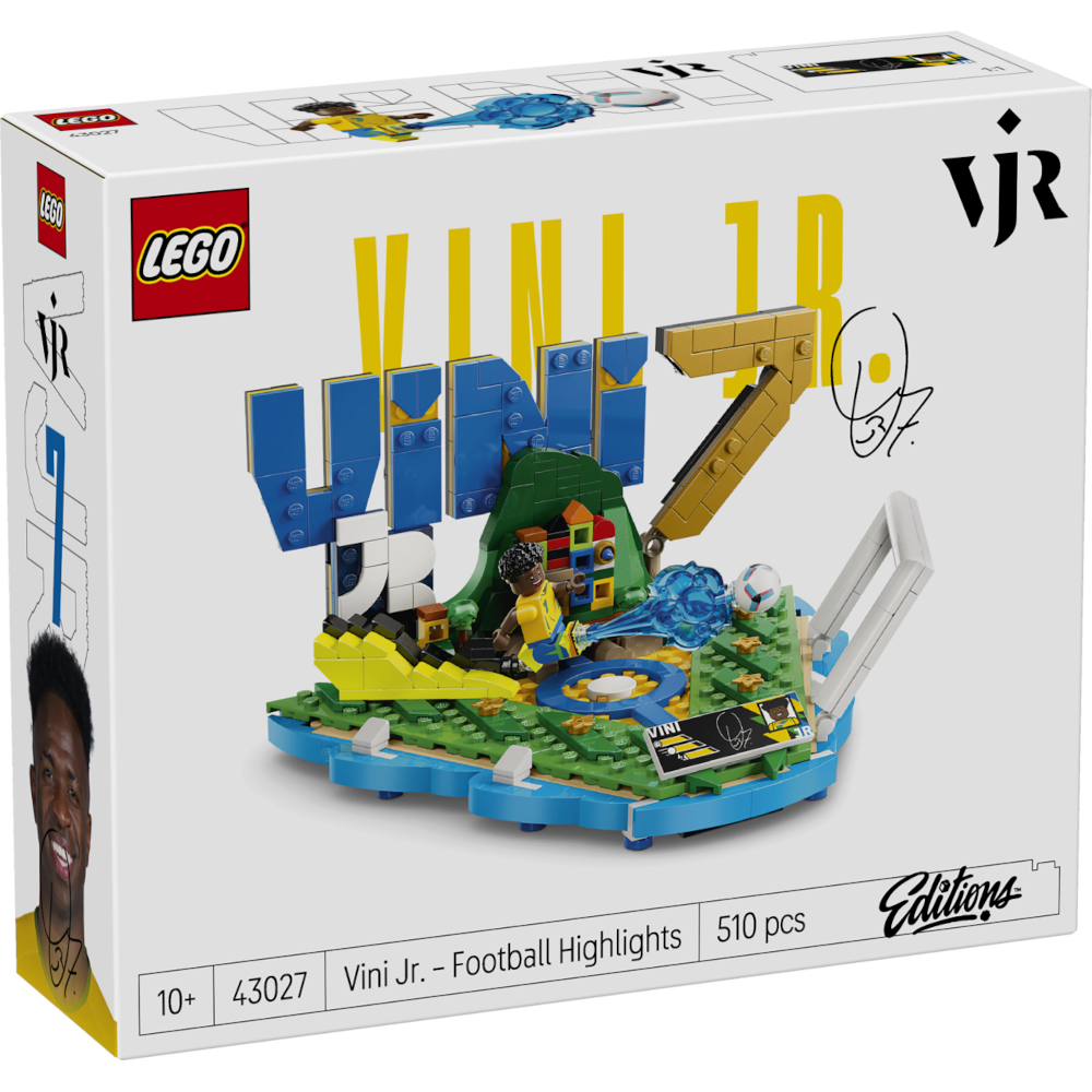 LEGO® Editions Football 43027 Vini Jr. – Fußball-Highlights