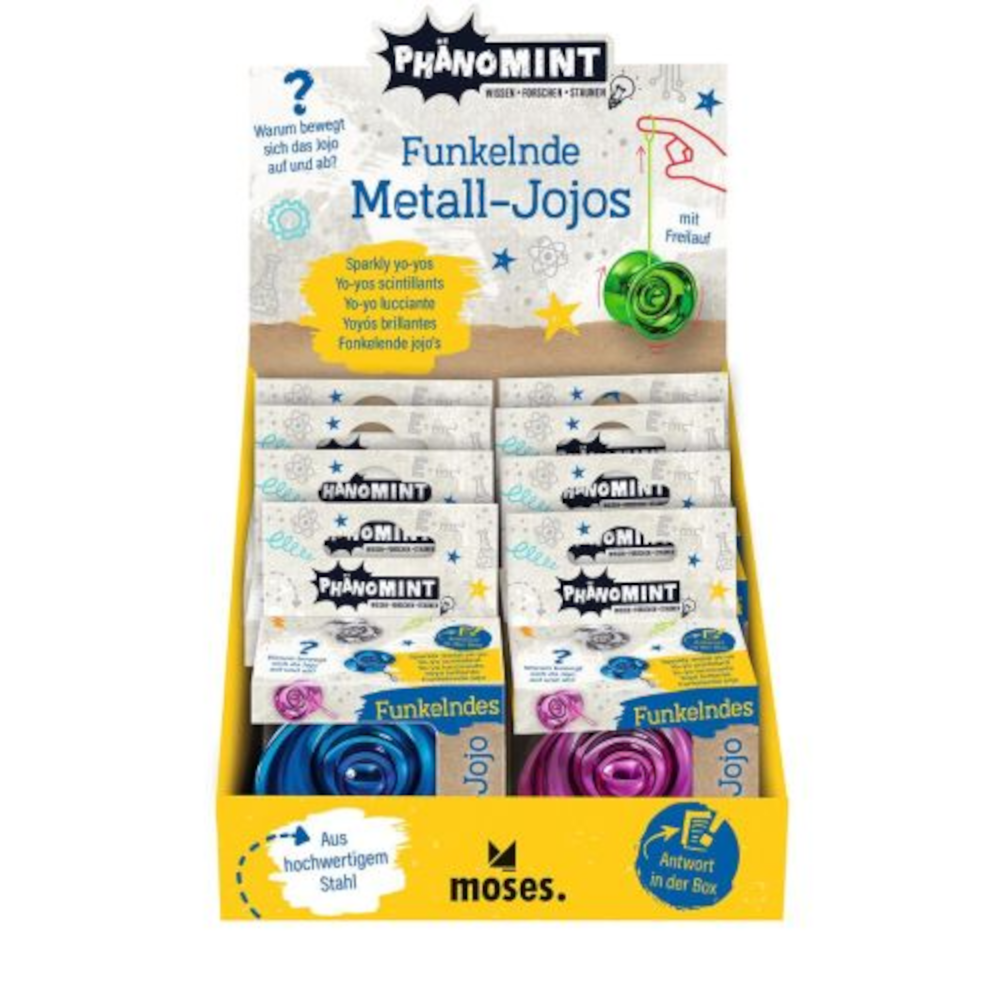 moses PhänoMINT Metall-Jojo versch. Farben