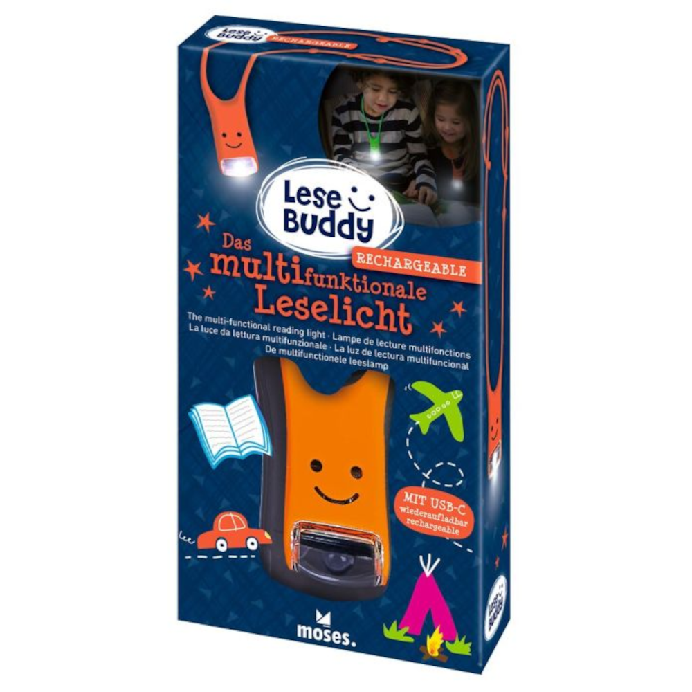 moses Lese Buddy mit USB-C Neon Orange