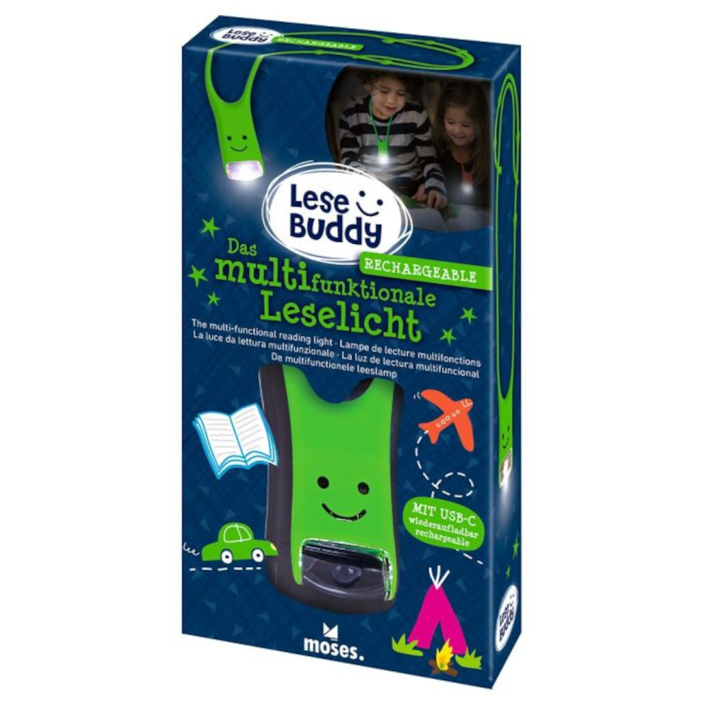 moses Lese Buddy mit USB-C Neon Grün
