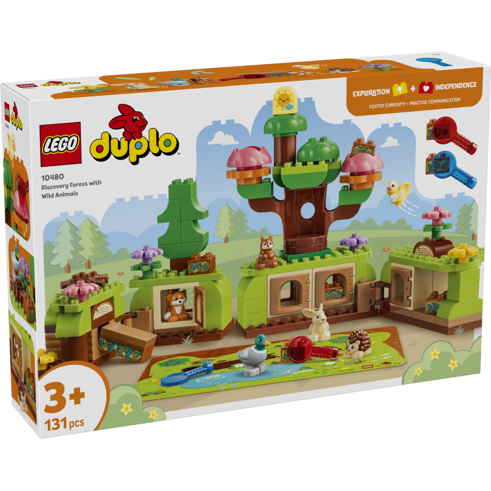 LEGO® DUPLO® Stadt 10480 Wald mit wilden Tieren