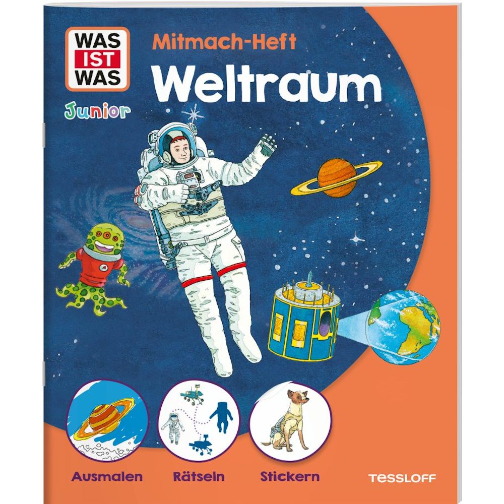 WAS IST WAS Junior Mitmach-Heft Weltraum