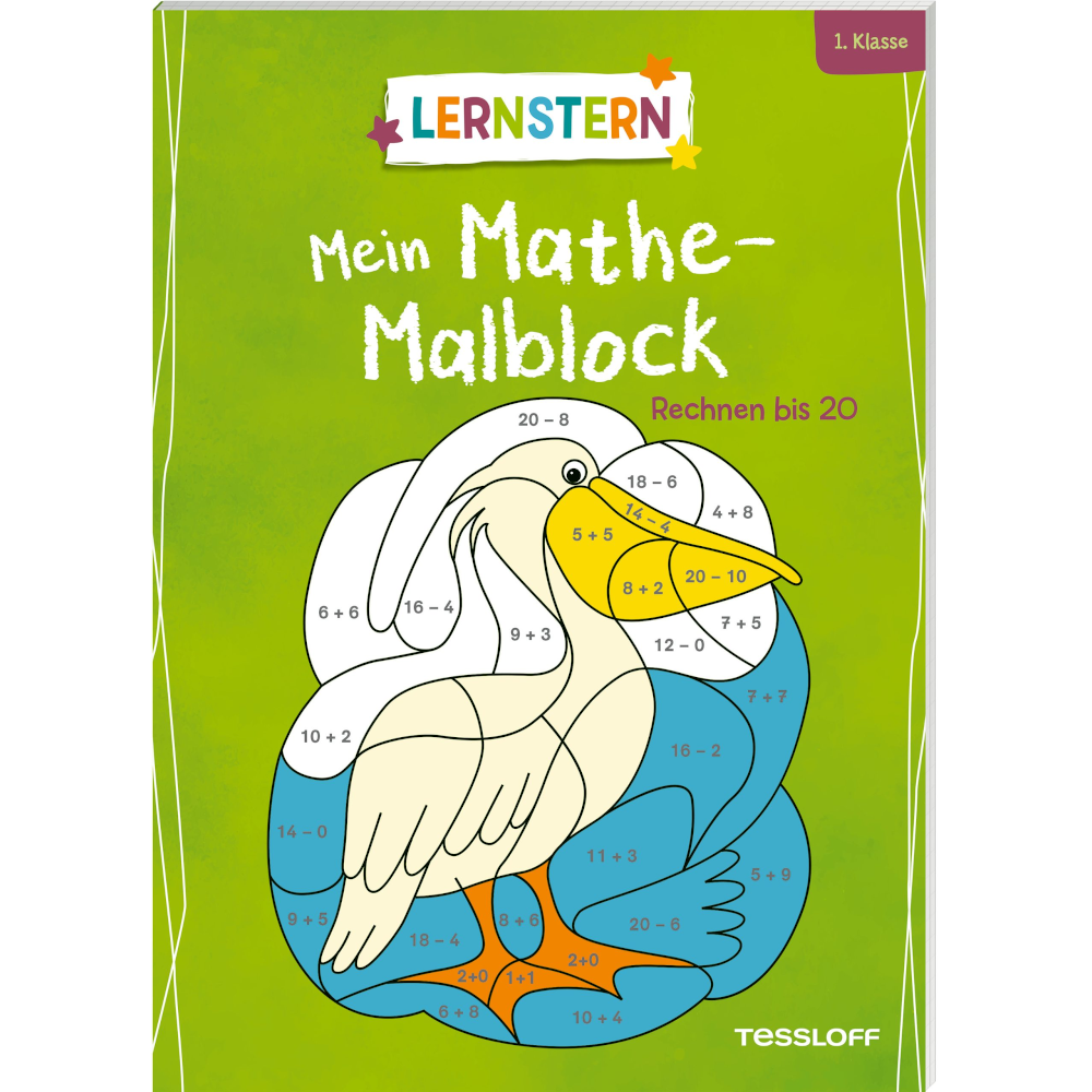 LERNSTERN. Mein Mathe-Malblock. Rechnen bis 20