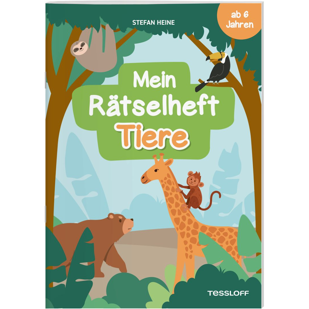 Mein Rätselheft Tiere. Ab 6 Jahren