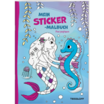 Mein Sticker-Malbuch. Meerjungfrauen