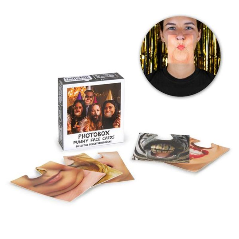 Trend PARTY Fotobox "Funny Faces" Karten-Set