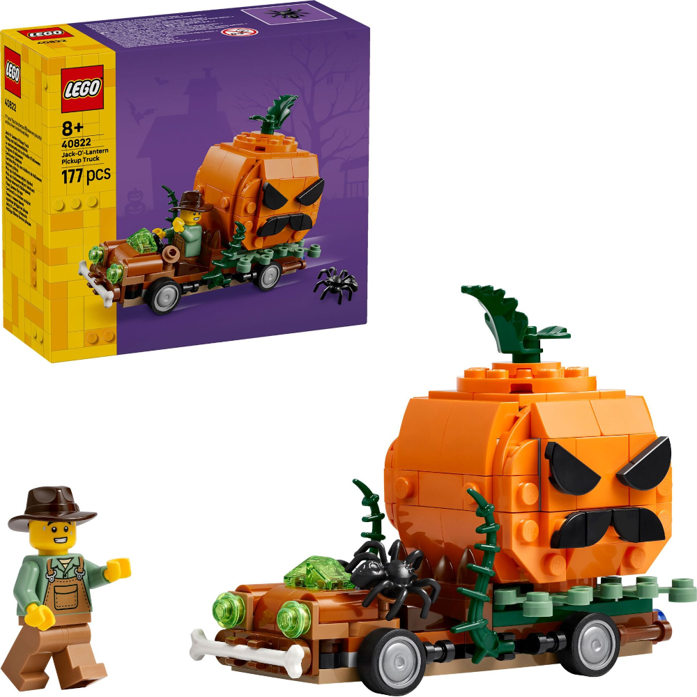 LEGO® Iconic 40822 Pickup mit Halloweenkürbis