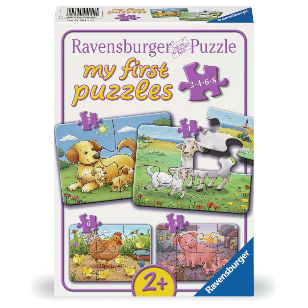 my first puzzle 2, 4, 6, 8 Teile Kleine Bauernhoftiere