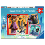 Puzzle 3x49 Teile Zoomania 2: Auf neuer Mission