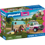 Geländewagen mit Pferdeanhänger