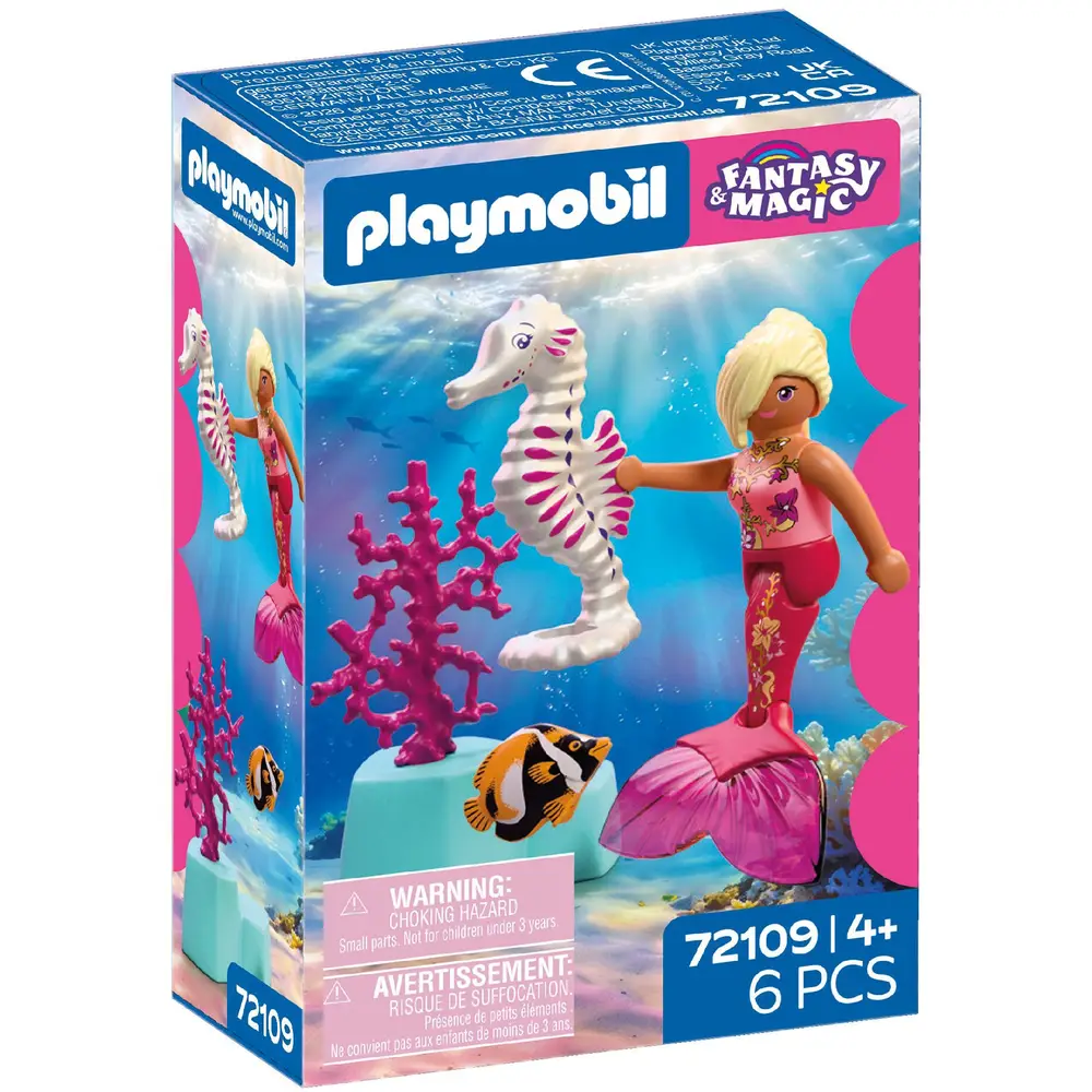 PLAYMOBIL 72109 Meerjungfrau mit Seepferdchen
