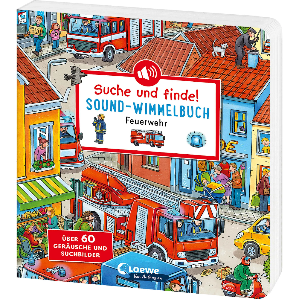 Suche und finde! Sound-Wimmelbuch - Feuerwehr
