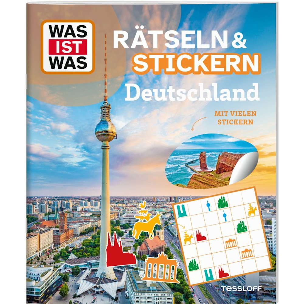 WAS IST WAS Rätseln und Stickern: Deutschland