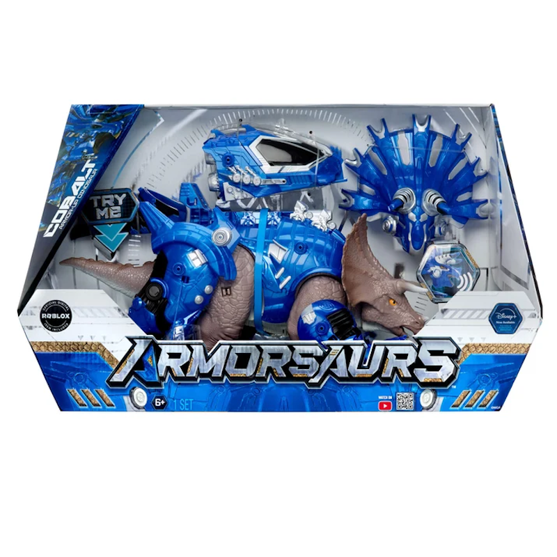 Armorsaurs Armor-Up Triceratops Dinosaur Cobalt